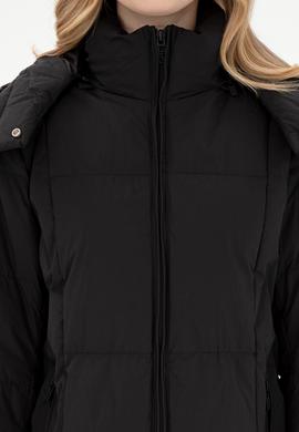 Kadın Siyah Kaban - 50289601007