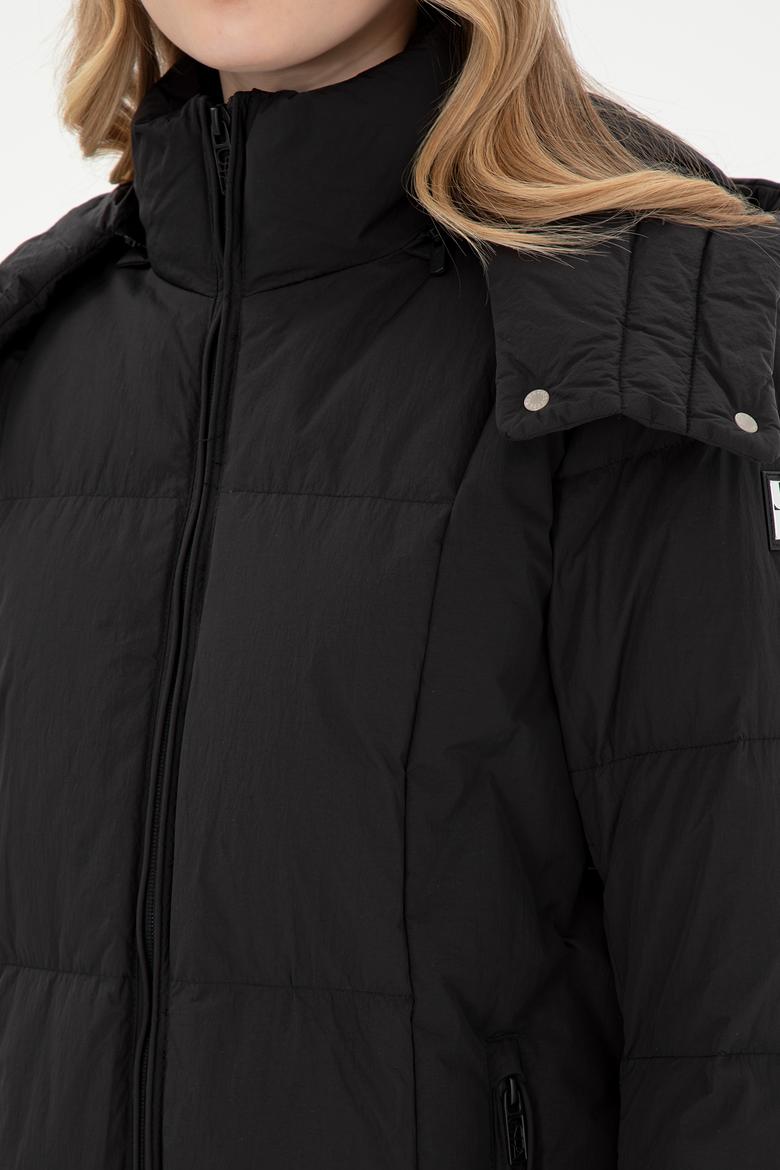 Kadın Siyah Kaban - 50289601007