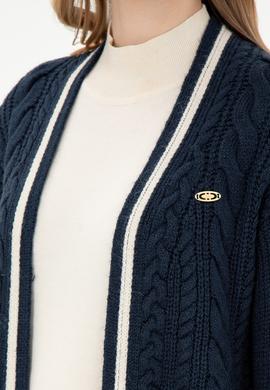 Kadın Lacivert Triko Hırka - 50293071006