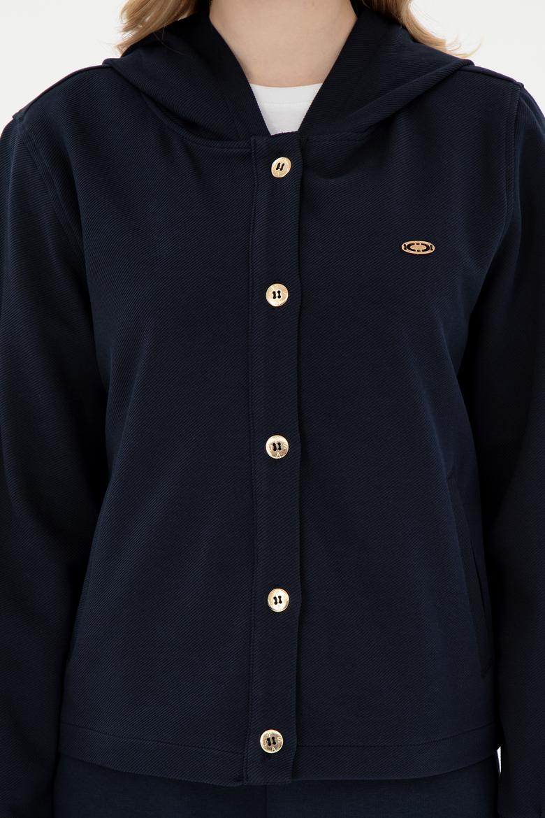 Kadın Lacivert Sweatshirt - 50292441011