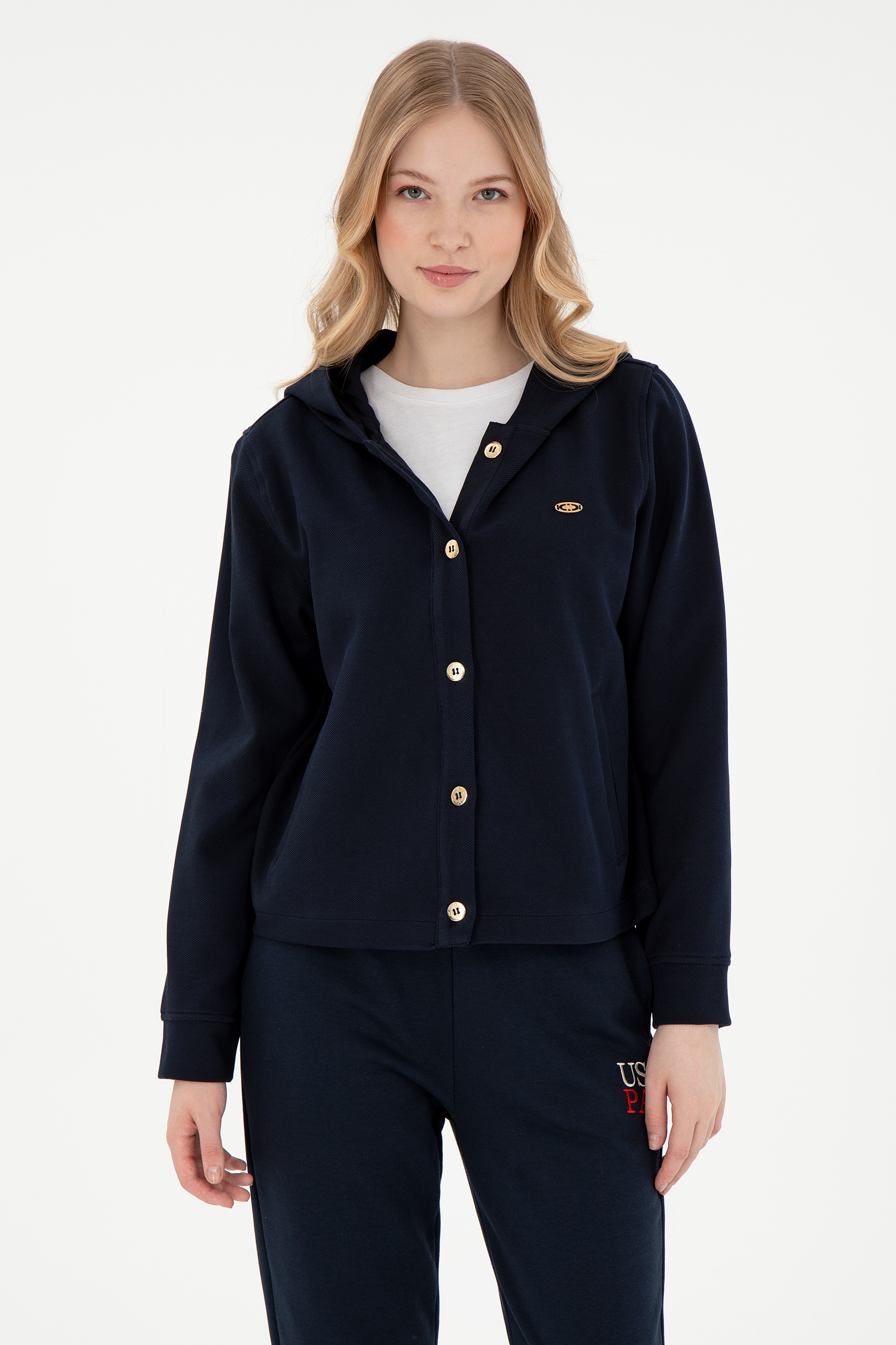 Kadın Lacivert Sweatshirt - Image 1