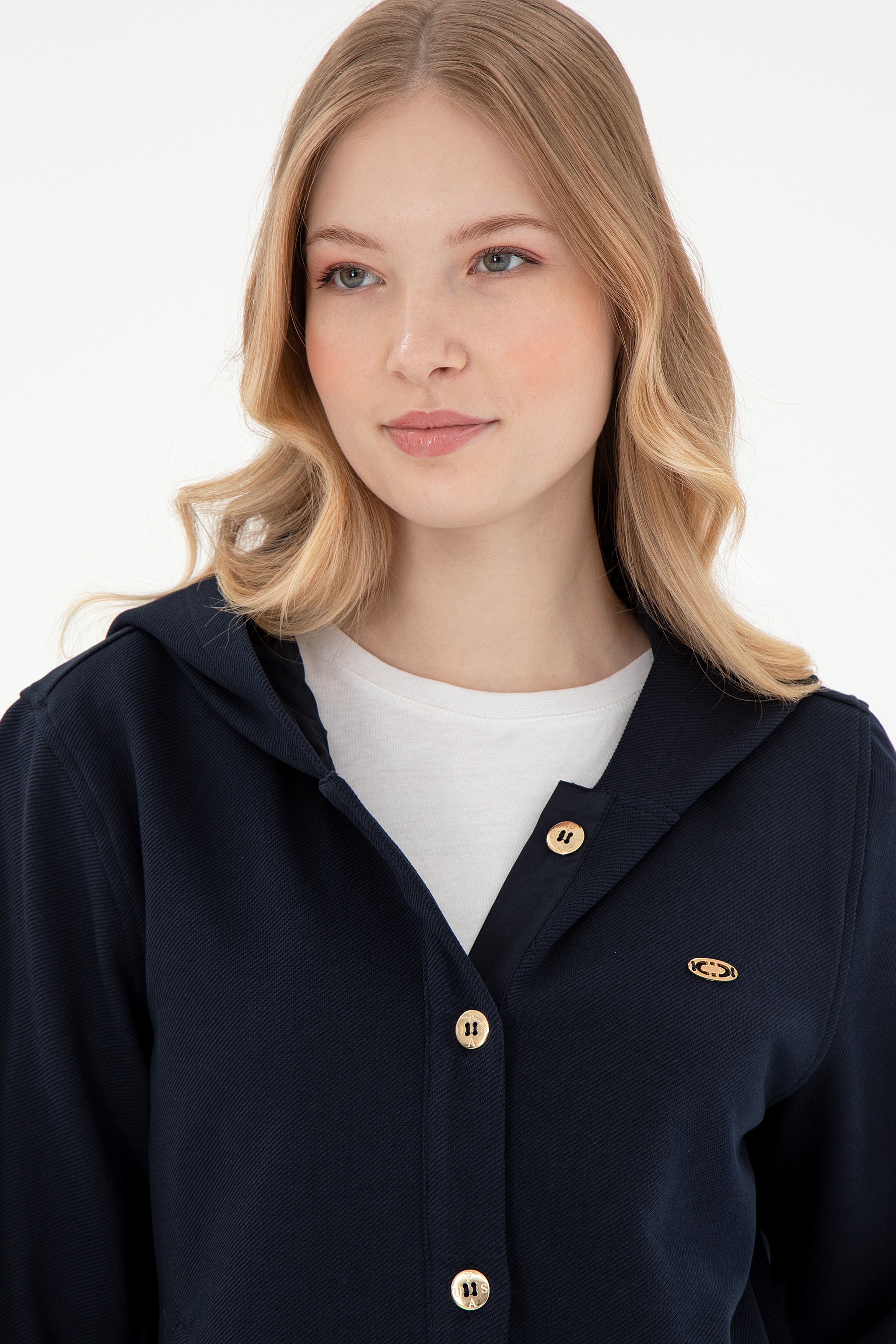 Kadın Lacivert Sweatshirt - Image 2