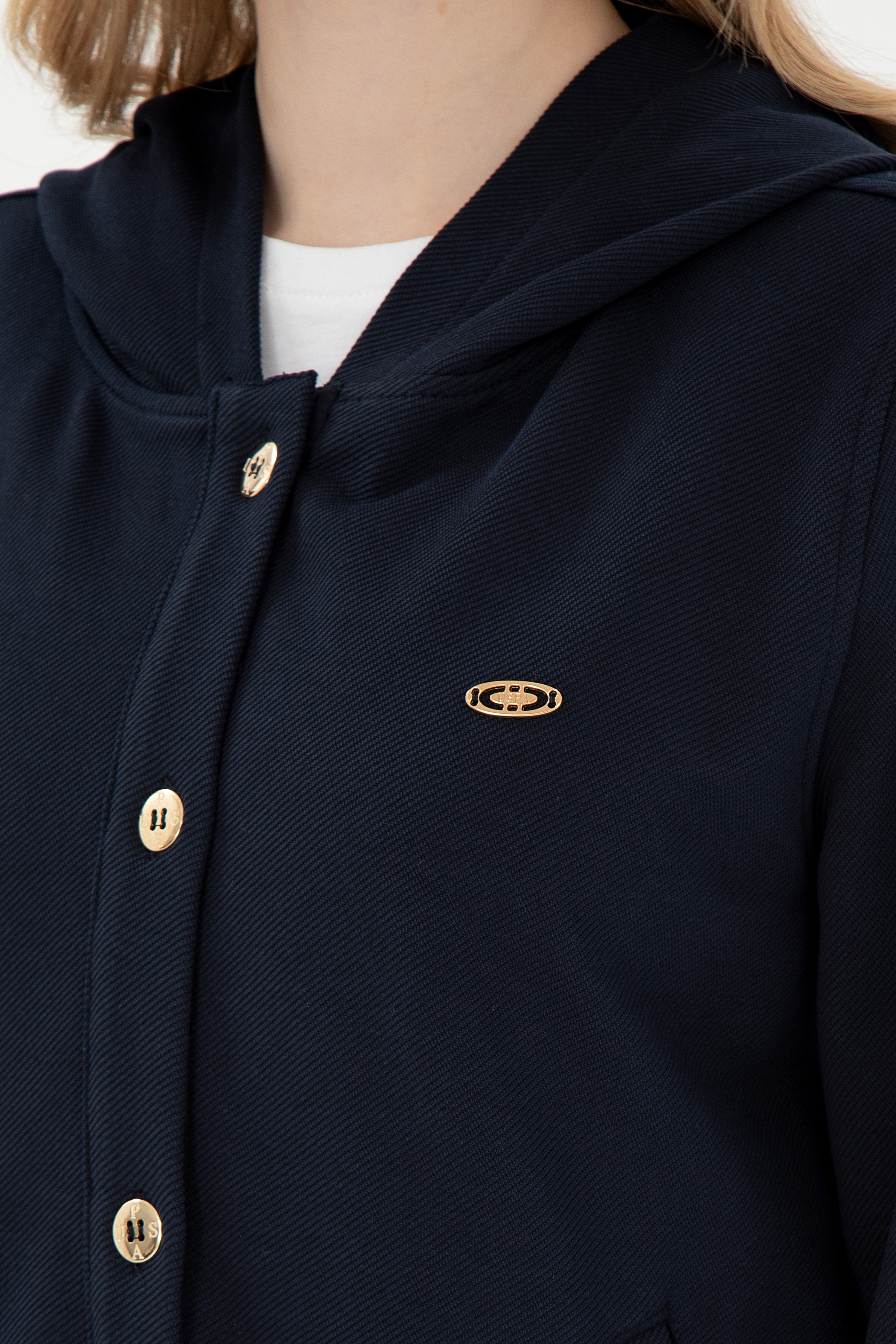 Kadın Lacivert Sweatshirt - Image 7