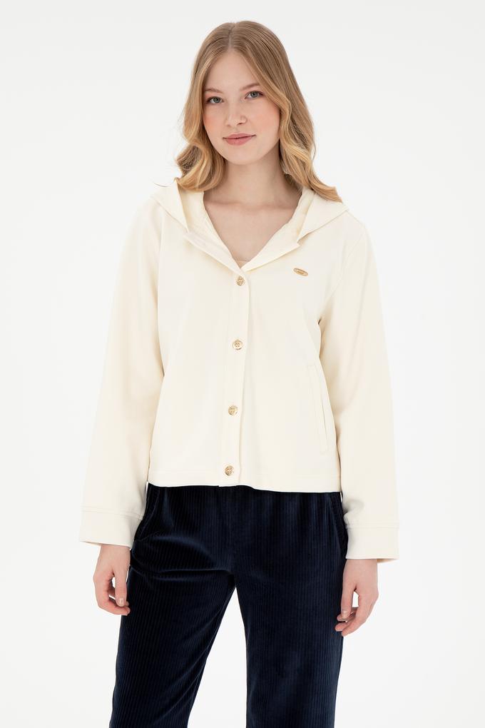 Kadın Krem Sweatshirt