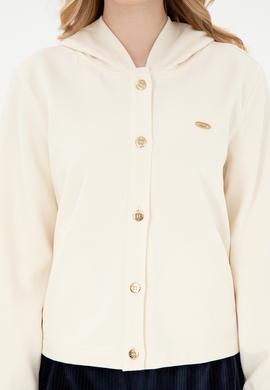 Kadın Krem Sweatshirt - 50292441021