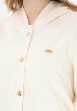 Kadın Krem Sweatshirt - 50292441021