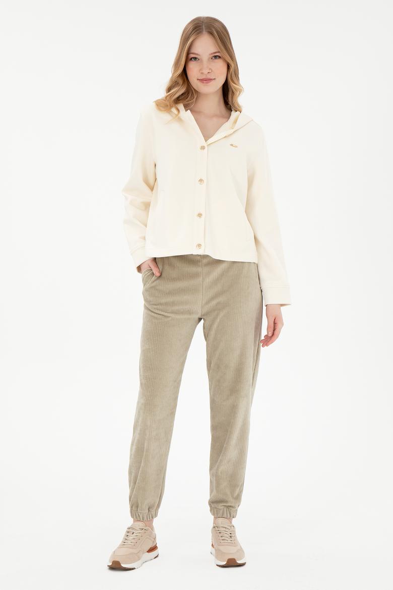 Kadın Açık Haki Eşofman Altı