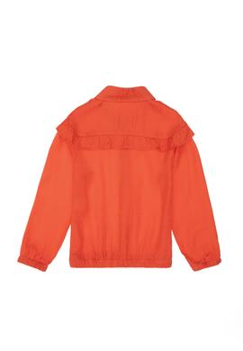 Kız Çocuk Nar Çiçeği Dokuma Mont - 50299776011