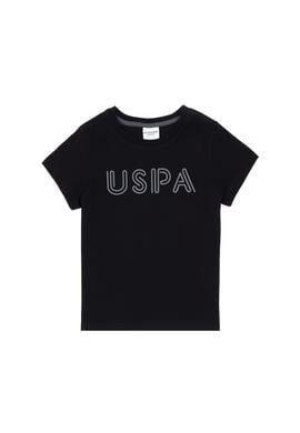 Erkek Çocuk Siyah Basic Bisiklet Yaka Tişört - 50306483020