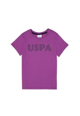 Erkek Çocuk Menekşe Basic Bisiklet Yaka Tişört - 50306483108