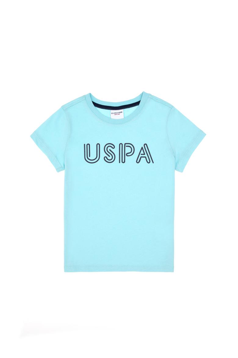 Erkek Çocuk Aqua Basic Bisiklet Yaka Tişört