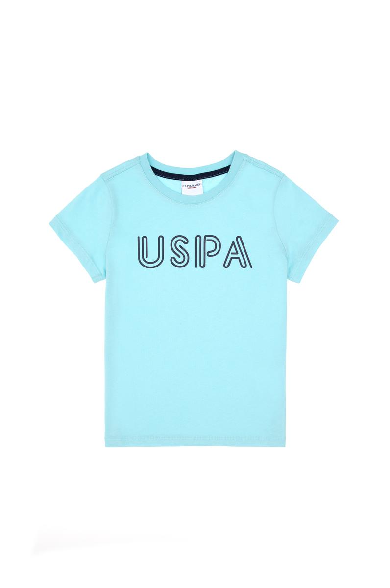 Erkek Çocuk Aqua Basic Bisiklet Yaka Tişört