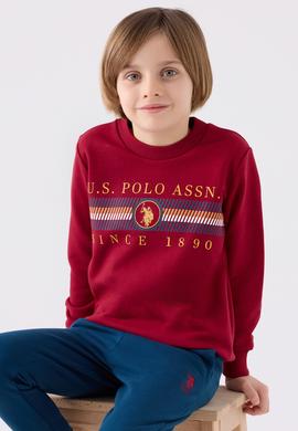 Erkek Çocuk Bordo Pijama Takımı - 50299481006