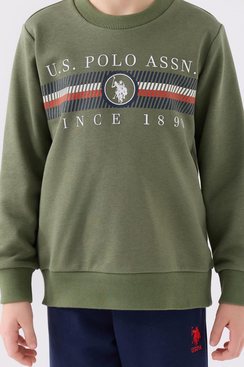 Erkek Çocuk Haki Pijama Takımı