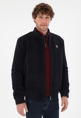 Erkek Lacivert Kaşe Mont - 50290768007