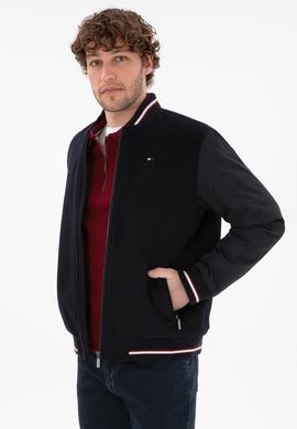 Erkek Lacivert Kaşe Mont - 50291291006