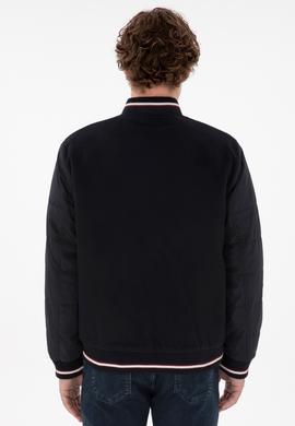 Erkek Lacivert Kaşe Mont - 50291291006