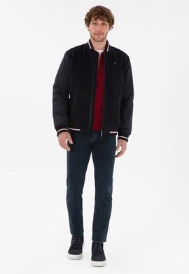 Erkek Lacivert Kaşe Mont - 50291291006