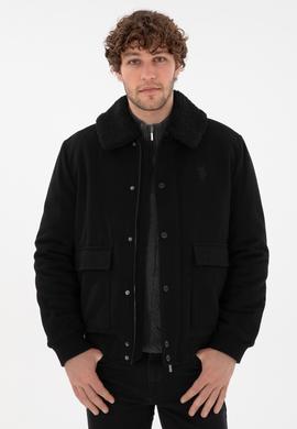 Erkek Siyah Kaşe Mont - 50290810029