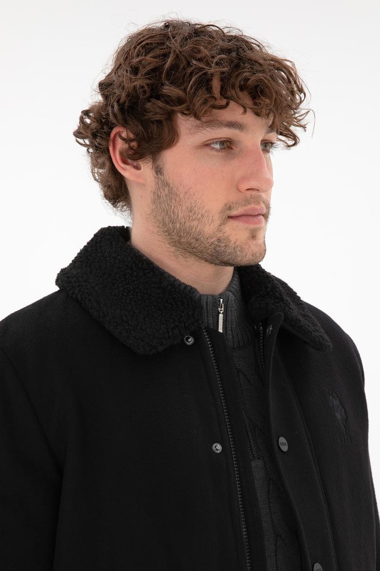 Erkek Siyah Kaşe Mont - 50290810029