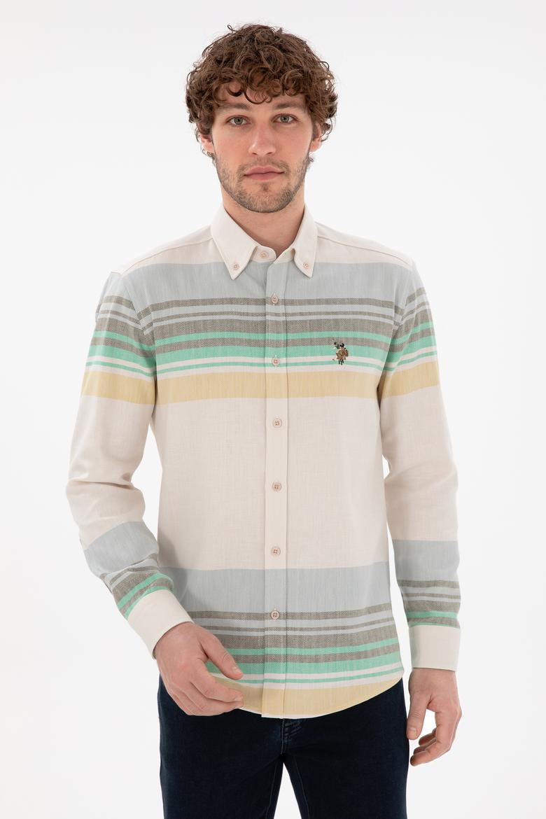 Erkek Taş Uzun Kollu Gömlek - 50291255010