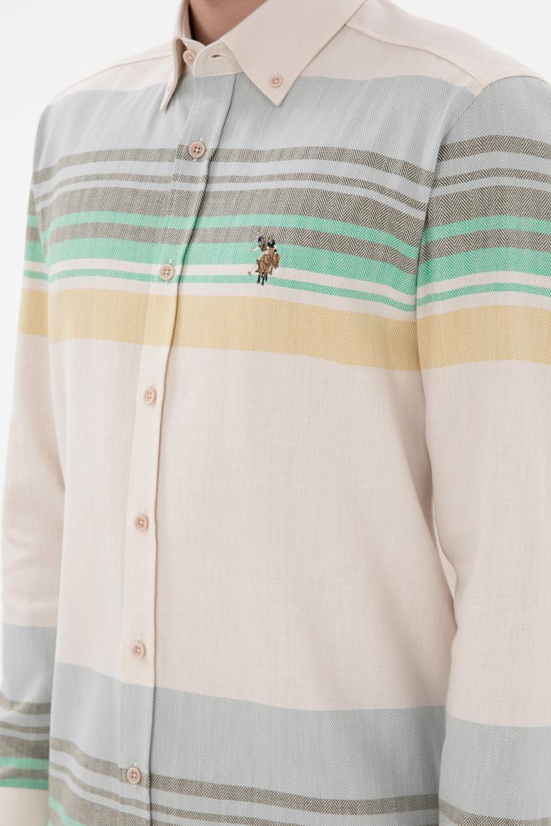 Erkek Taş Uzun Kollu Gömlek - 50291255010