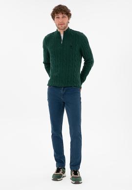 Erkek Yeşil Jean Pantolon - 50298535044