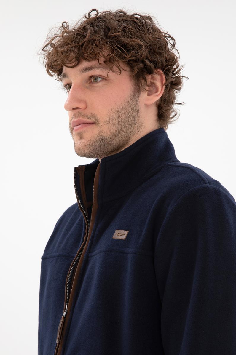 Erkek Lacivert  Polar Örme Hırka