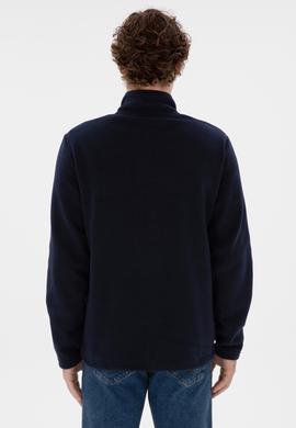 Erkek Lacivert  Polar Örme Hırka - 50290594001