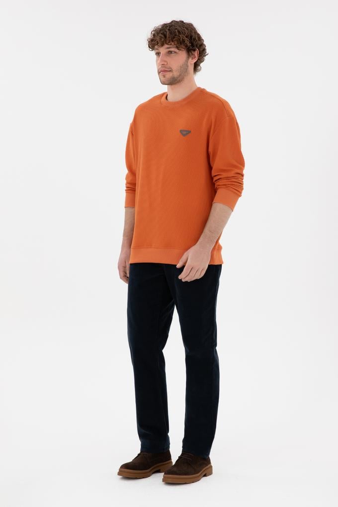 Erkek Lacivert Kanvas Pantolon