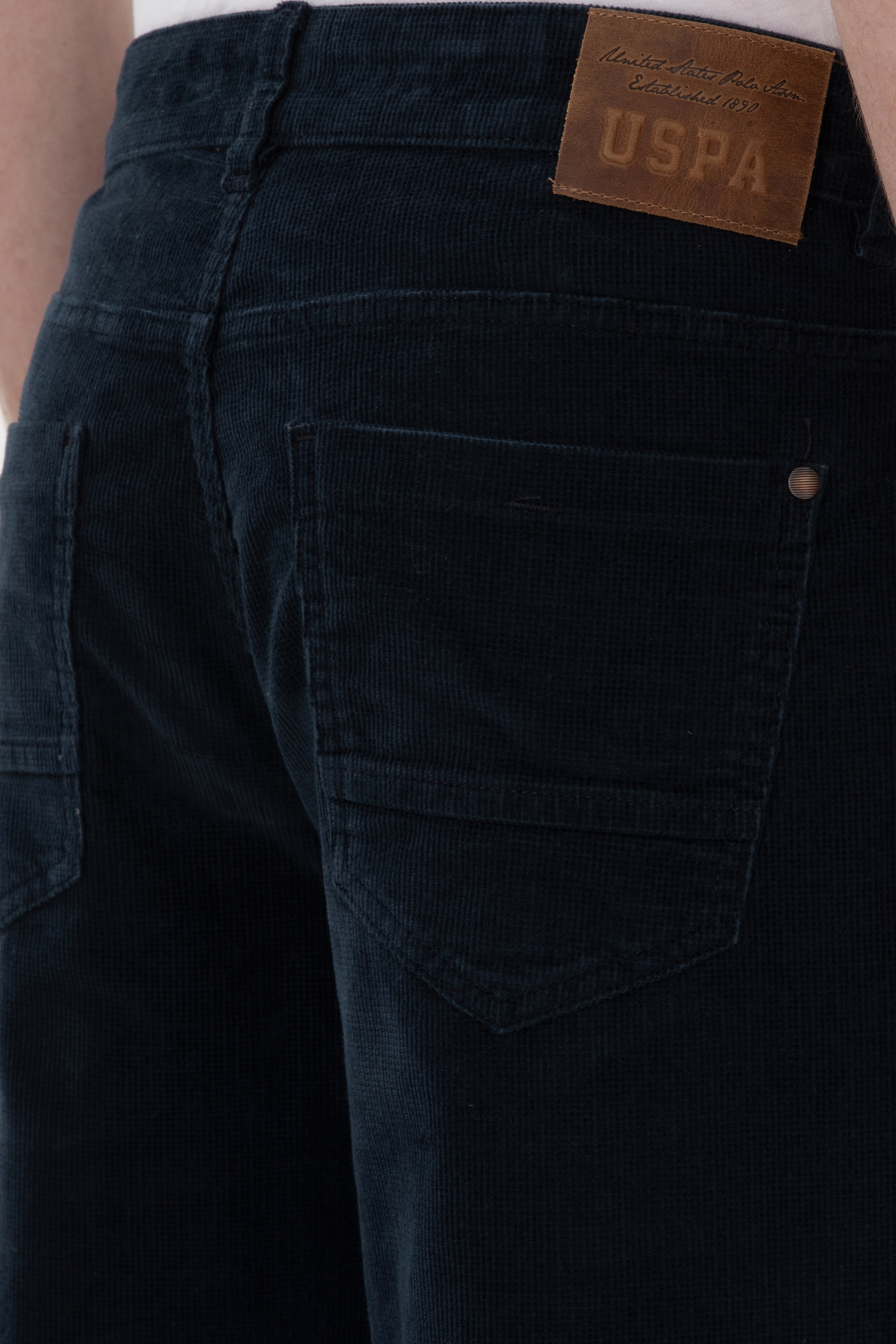 Erkek Regular Fit Lacivert Kanvas Pantolon - Image 6