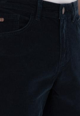 Erkek Lacivert Kanvas Pantolon - 50291189130