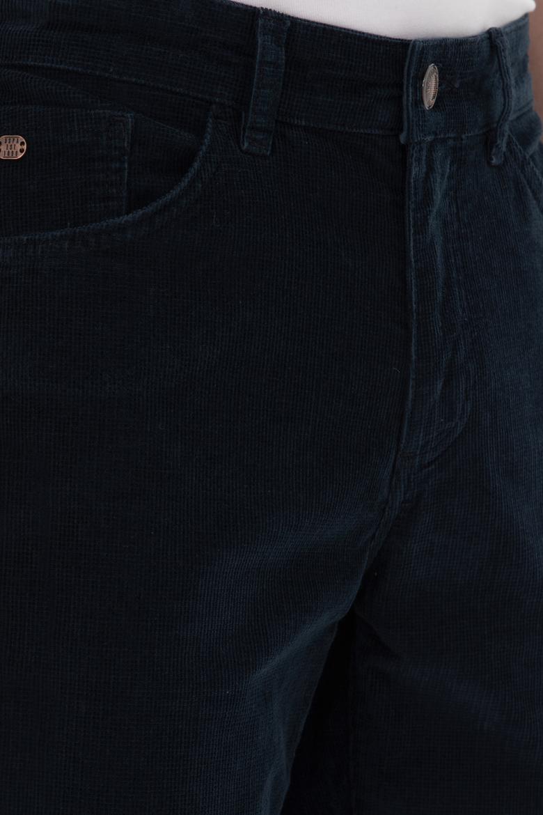 Erkek Lacivert Kanvas Pantolon - 50291189130
