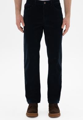 Erkek Lacivert Kanvas Pantolon - 50291189130
