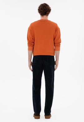 Erkek Lacivert Kanvas Pantolon - 50291189130