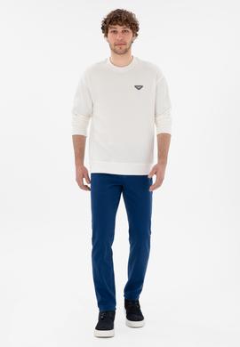 Erkek İndigo Kanvas Pantolon - 50291177136