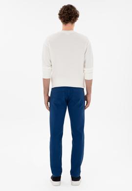 Erkek İndigo Kanvas Pantolon - 50291177136