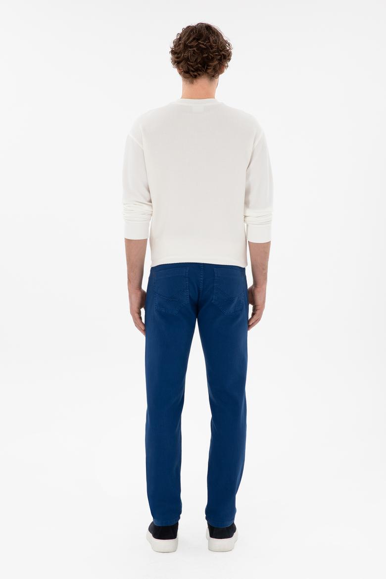 Erkek İndigo Kanvas Pantolon - 50291177136