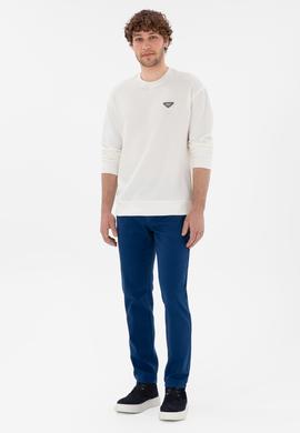 Erkek İndigo Kanvas Pantolon - 50291177136