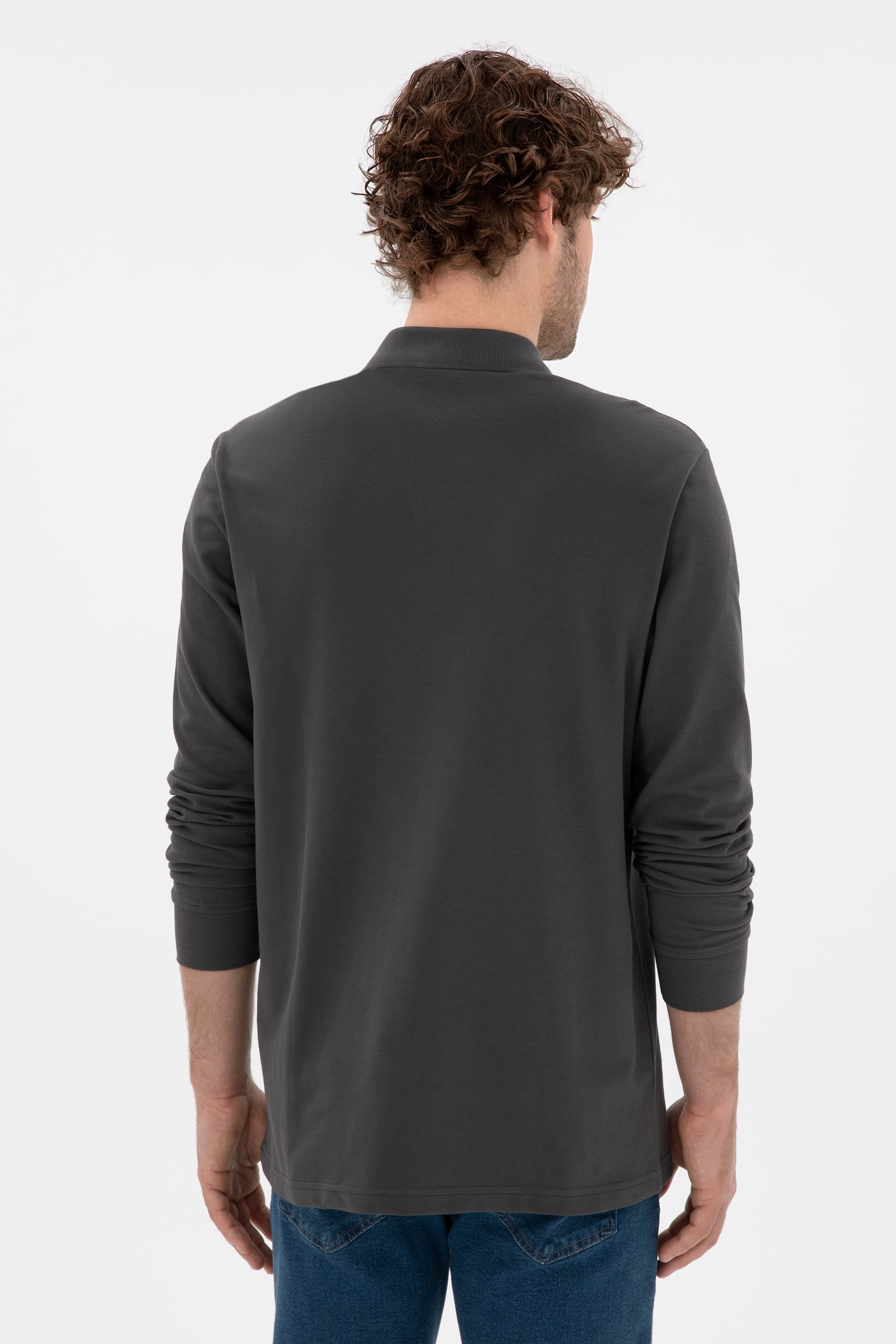 Erkek Antrasit Sweatshirt - Image 5