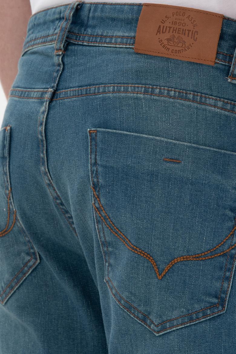 Erkek Mavi Tapered Fit Jean Pantolon - 50290035049