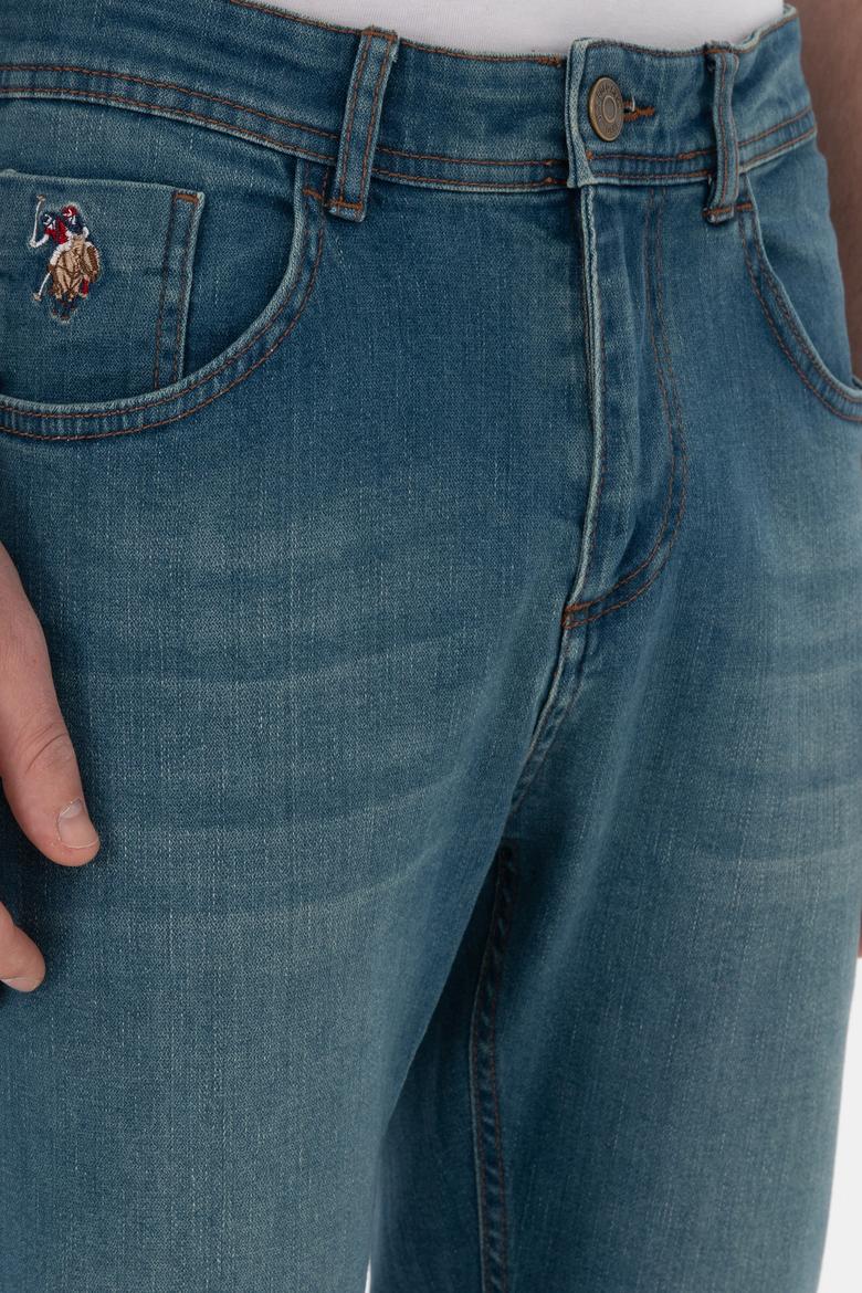 Erkek Mavi Tapered Fit Jean Pantolon - 50290035049