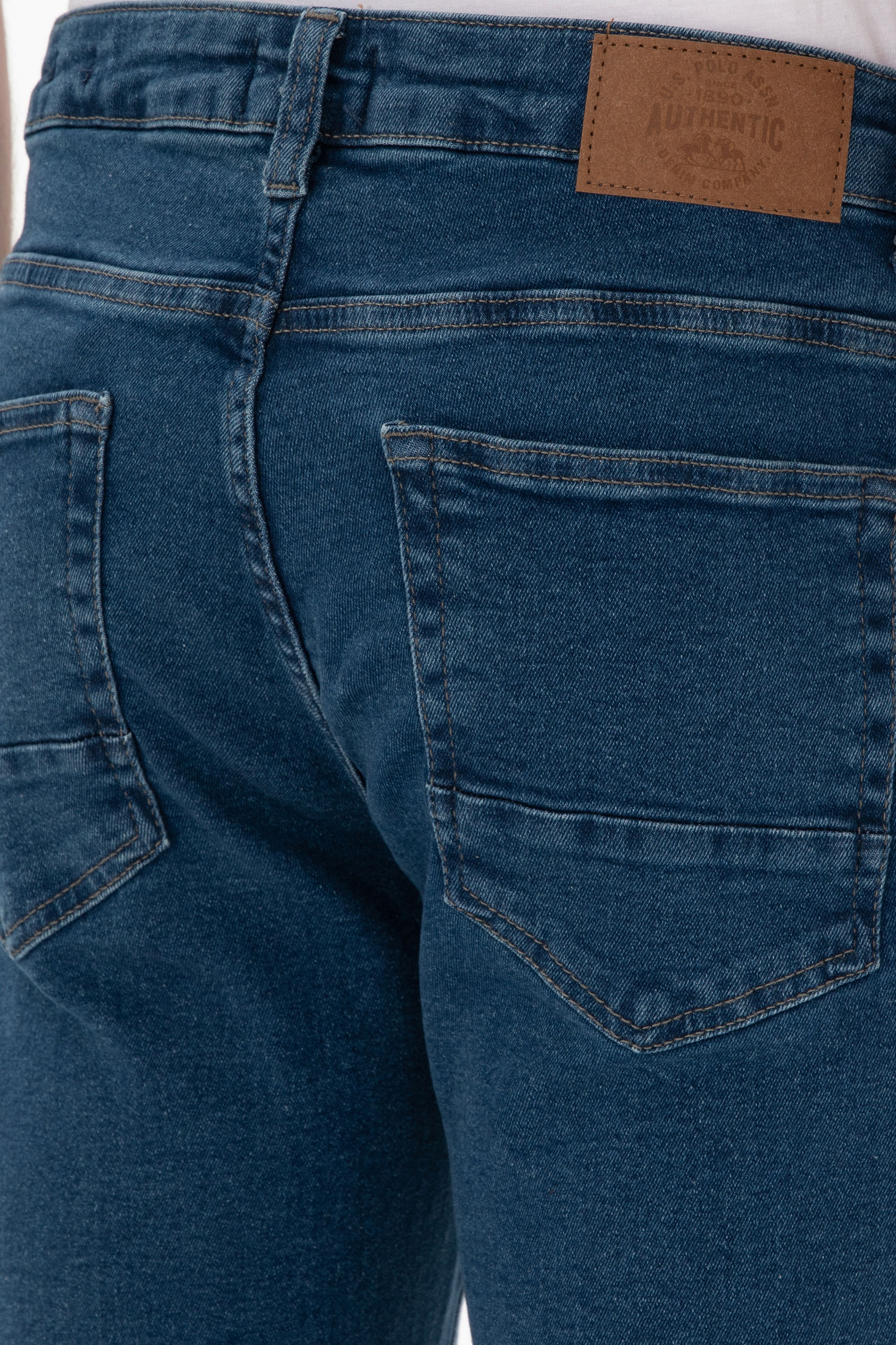 Erkek Yeşil Jean Pantolon - Image 6