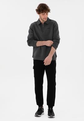 Erkek Siyah Kanvas Pantolon - 50297758212