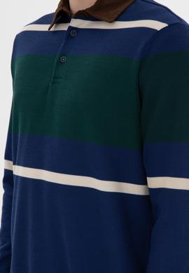 Erkek İndigo Sweatshirt - 50291052039