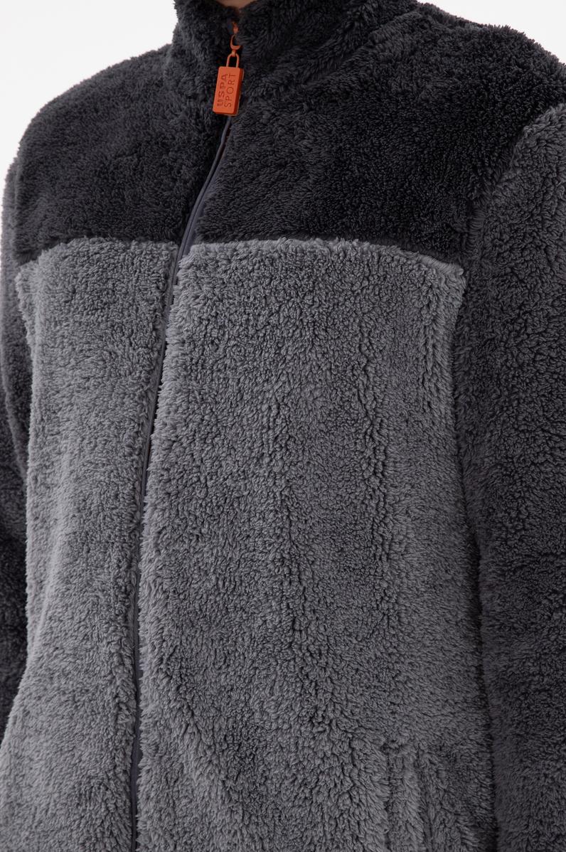 Erkek Açık Gri Örme Hırka