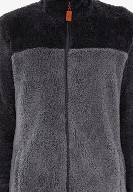 Erkek Açık Gri Örme Hırka - 50290782039