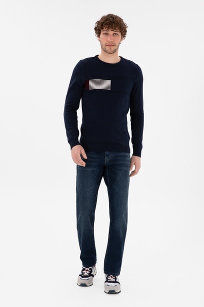 Erkek Mavi Jean Pantolon