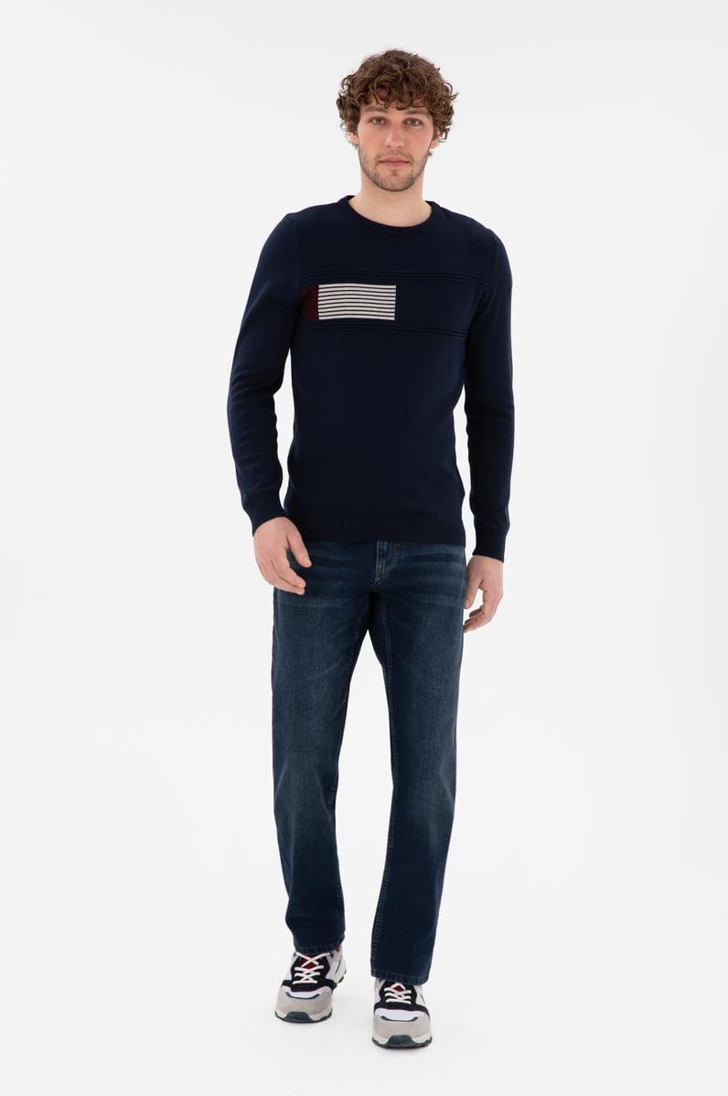 Erkek Mavi Jean Pantolon