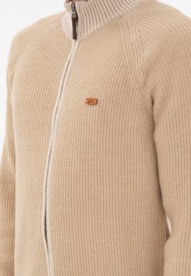 Erkek Kum Triko Hırka - 50297467005